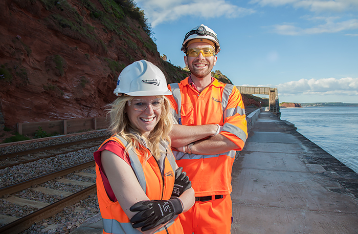 environmental portraiture for network rail by lightworks commercial photography in exeter, devon